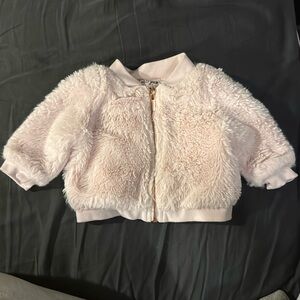 Cat and jack 
Light pink fur coat